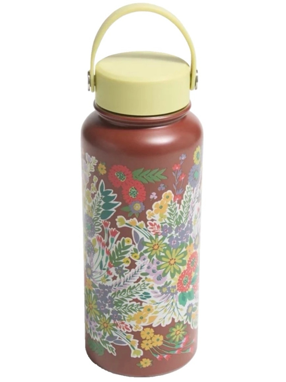 Vera Bradley Stainless Steel XL Water Bottle 33oz Evening Garden NEW